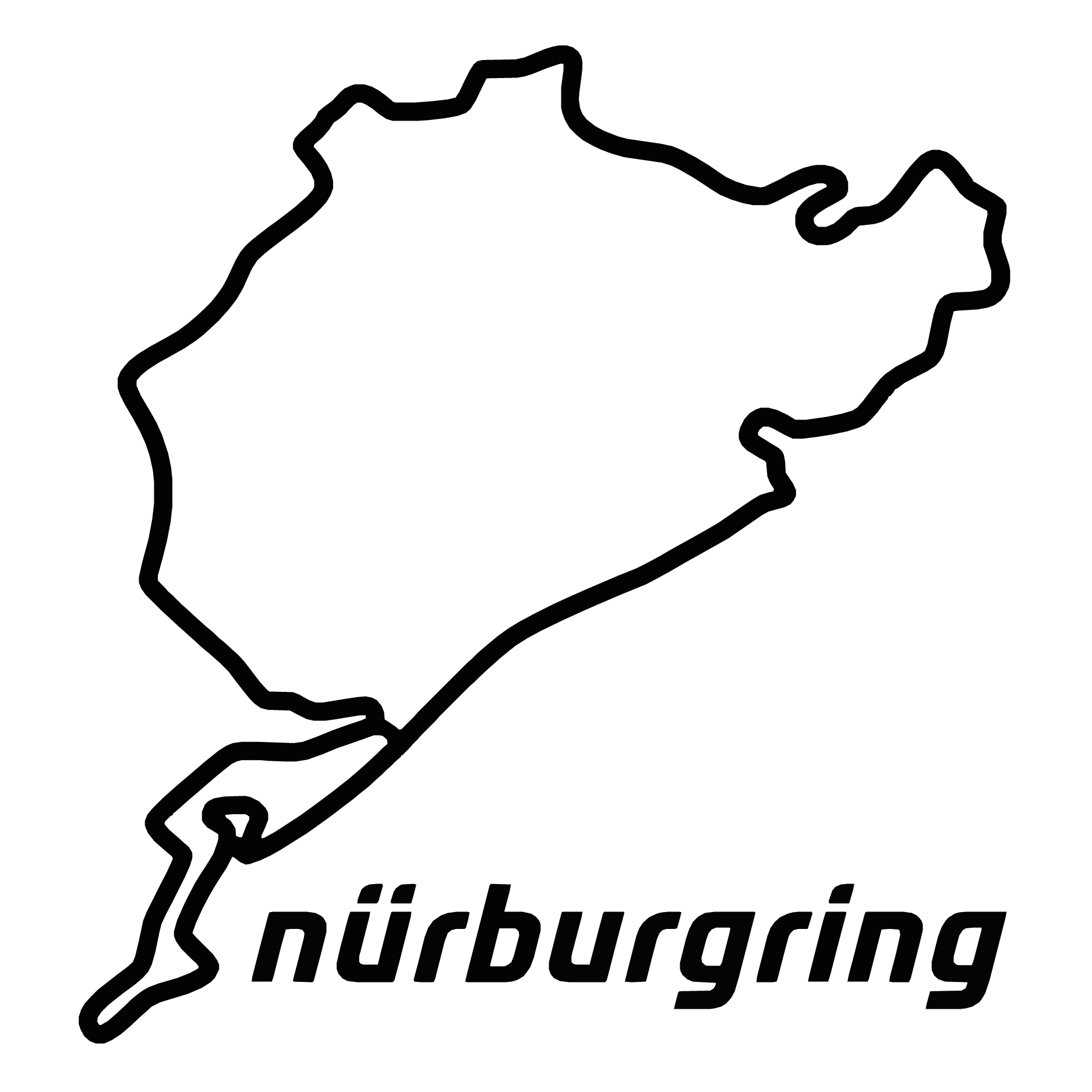 Sticker Circuit Nurburging #02