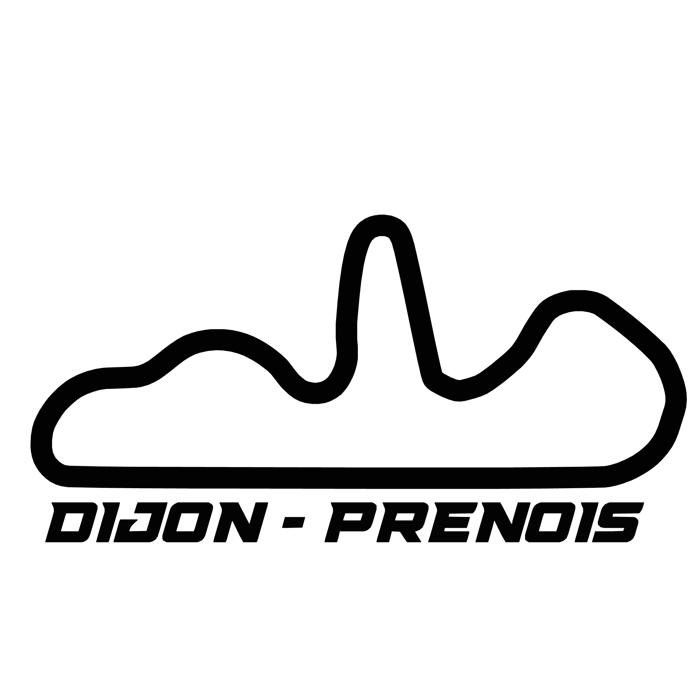 Sticker Circuit Dijon Prenois #01