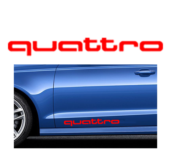 Sticker Quattro