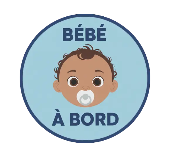 Sticker Bébé à bord Garçon #01