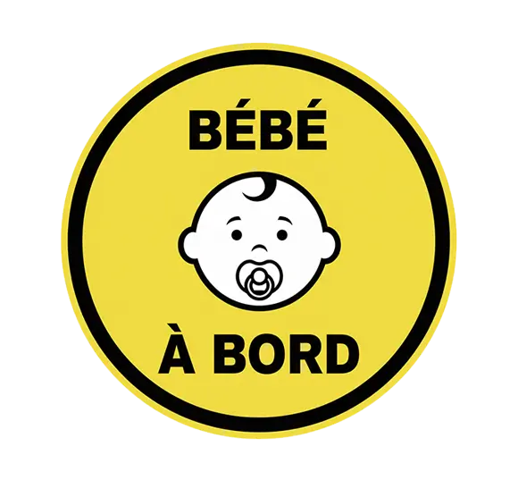 Sticker Bébé à bord universel #01