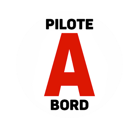 Sticker Disque A Pilote A Bord