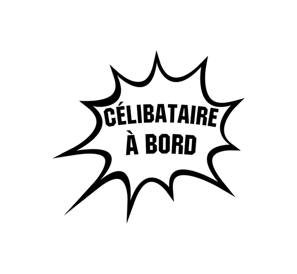 Sticker Humour Célibataire #01