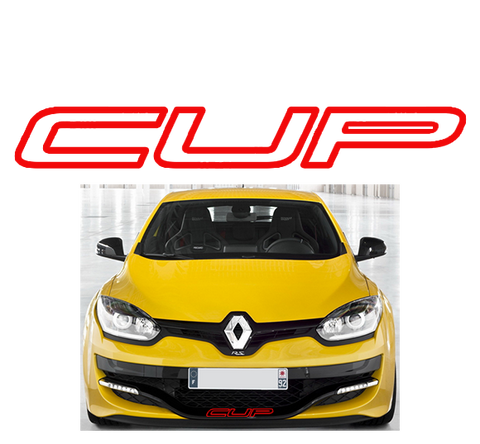 Sticker CUP pour lame avant renault #02