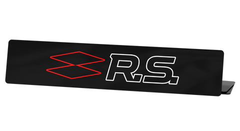Cache plaque Renault Sport (Réf #35)