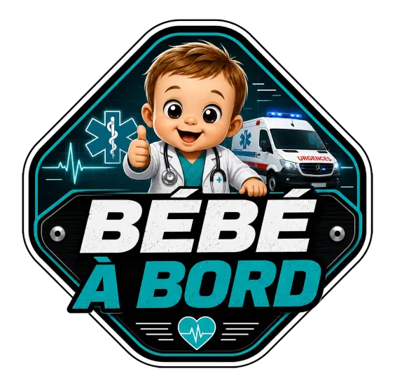 Sticker Bébé à bord Garçon Medecin