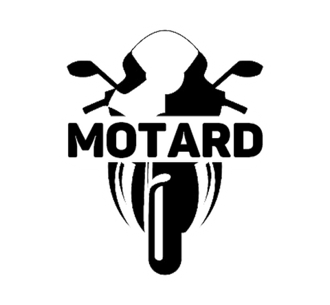 Sticker Motard à bord