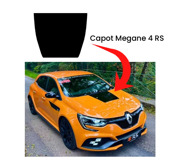 Sticker Capot Megane 4 RS