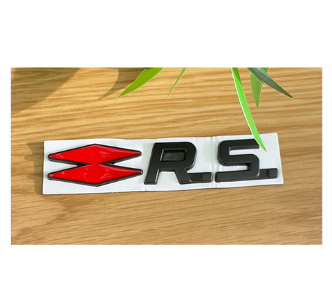 Monogramme arrière Renault Sport noir et rouge