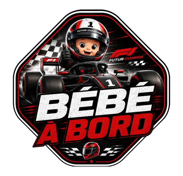 Sticker Bébé à bord Universelle Pilote