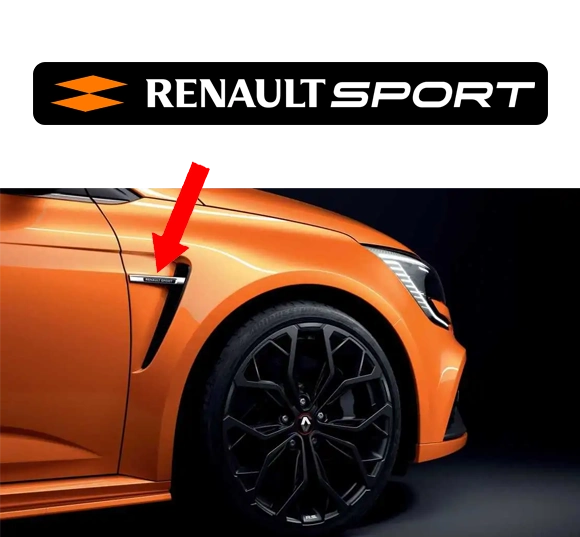 Sticker Renault Sport aile Megane 4 RS