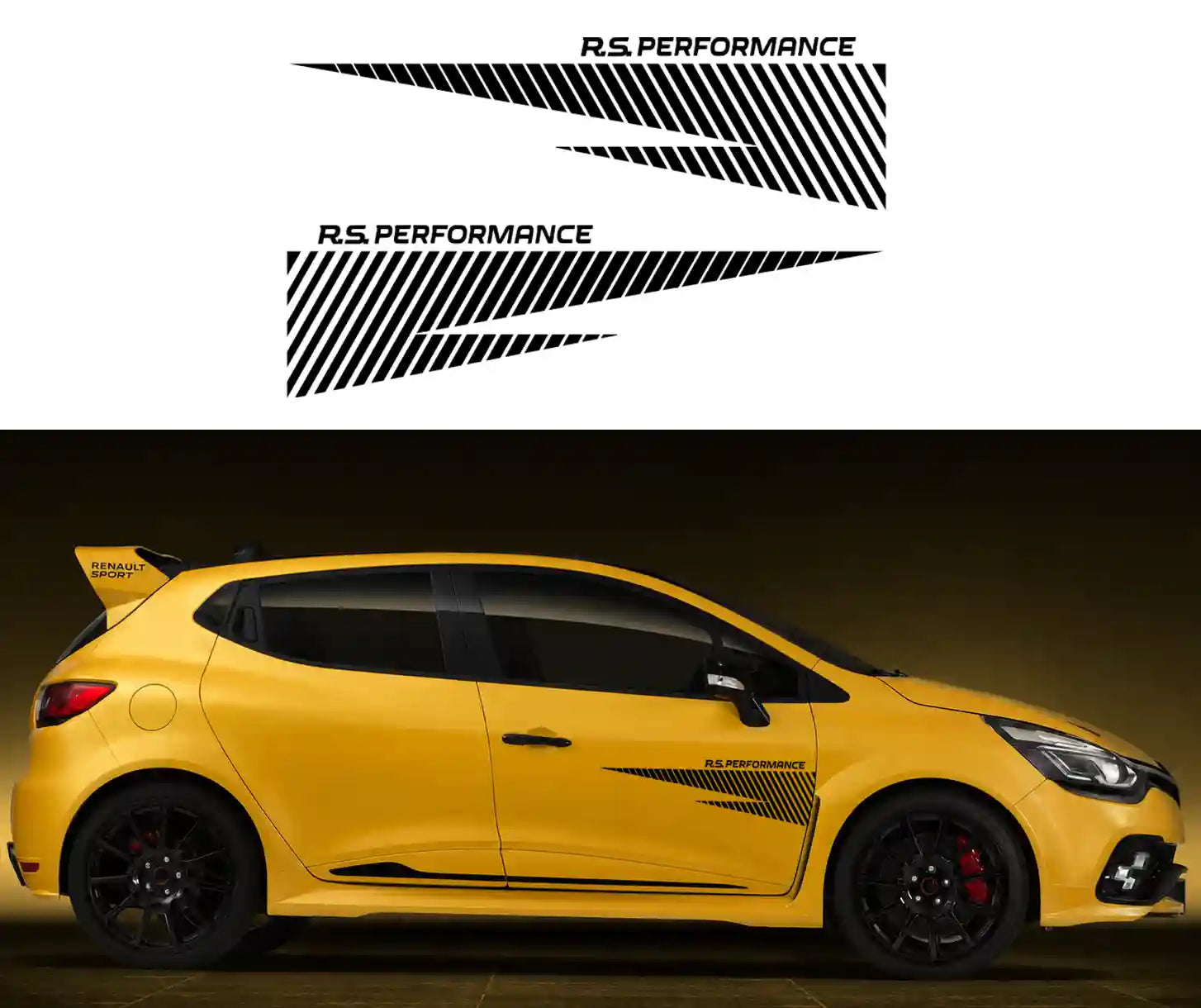 Kit Sticker Coter RS performance (Clio RS, Megane RS, Twingo RS)