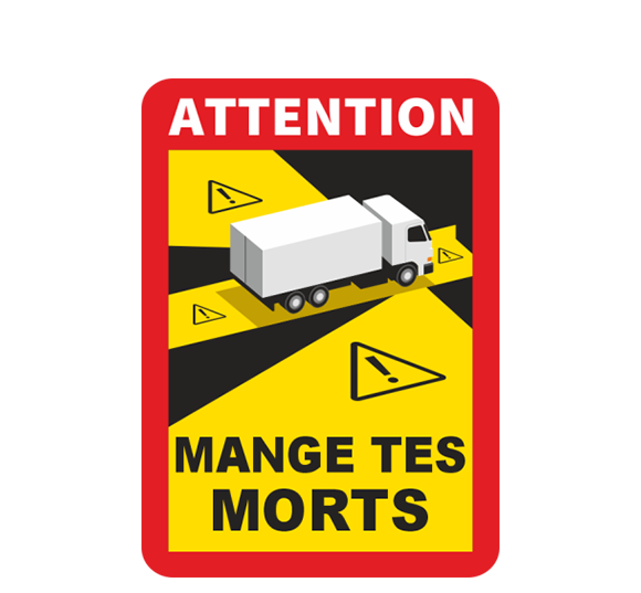 Sticker Mange Tes mort