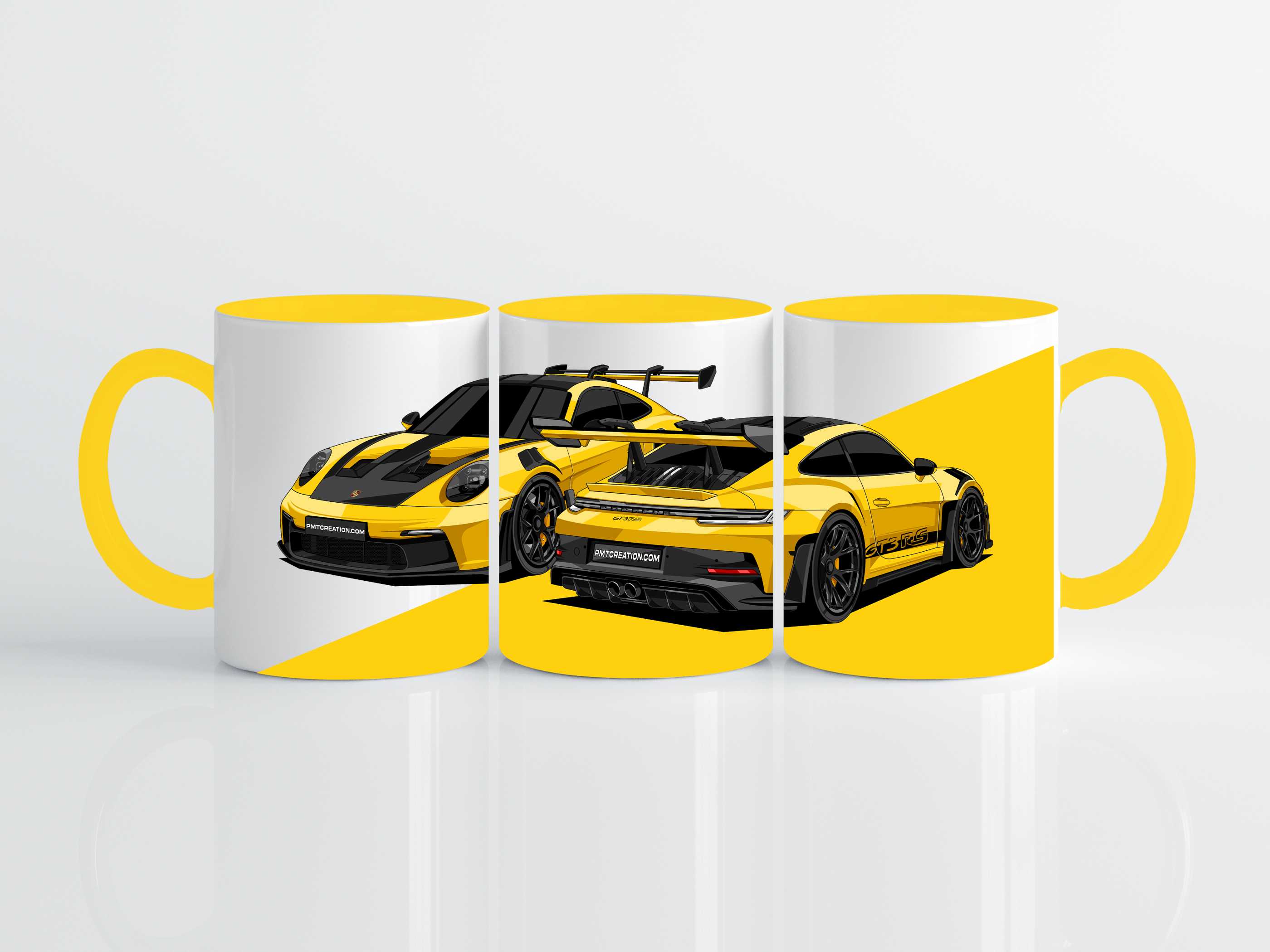 Mug Illustration Porsche 911 GT3 RS (992)