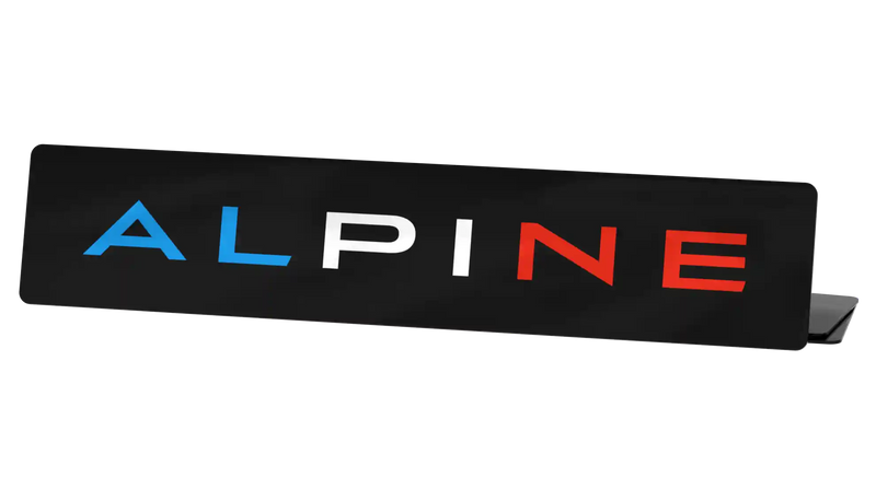 Cache plaque Alpine 