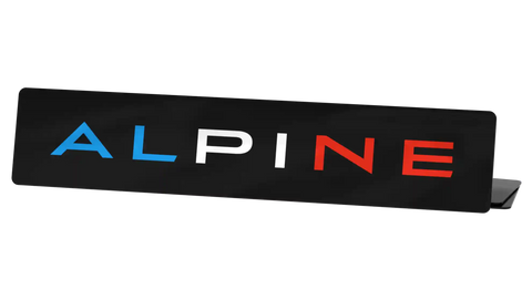 Cache plaque Alpine 