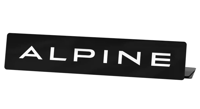 Cache plaque Alpine Simple