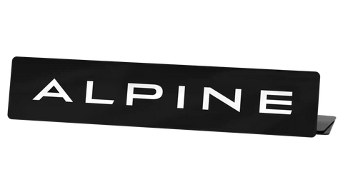 Cache plaque Alpine Simple