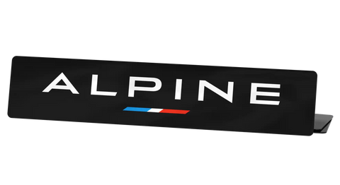 Cache plaque Alpine 
