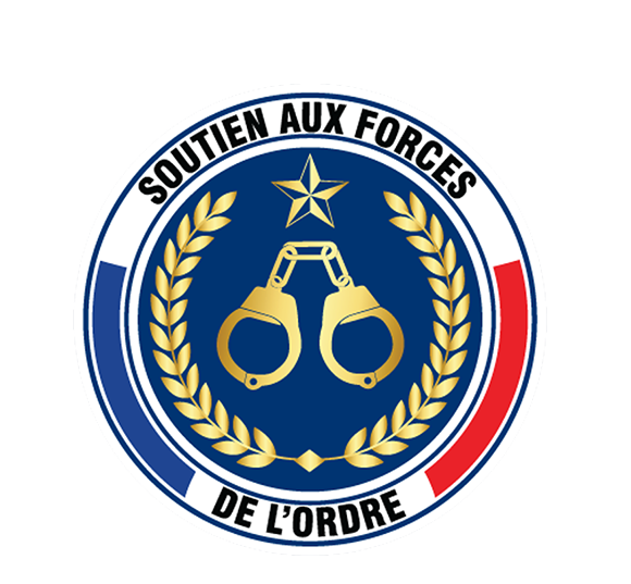 Sticker Soutien Aux Forces De L'ordre